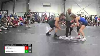 126 lbs Round 2 (3 Team) - Gunner Chambers, Level Up A vs Jackson Brown, Storm C