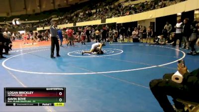 72 lbs Quarterfinal - Gavin Bove, Bull Island Grappling vs Logan Brickley, VB FIGHTHOUSE