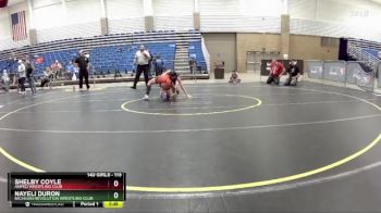 115 lbs Cons. Semi - Nayeli Duron, Michigan Revolution Wrestling Club vs Shelby Coyle, Amped Wrestling Club