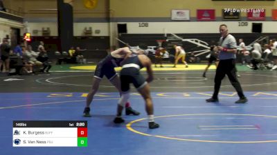 149 lbs Quarterfinal - Kaleb Burgess, Buffalo vs Shayne Van Ness, Penn State