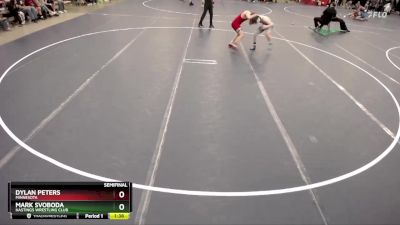 150 lbs Semifinal - Dylan Peters, Minnesota vs Mark Svoboda, Hastings Wrestling Club