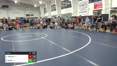 96 lbs Pools - Logan Parcell, Ohio Guts & Glory vs Benjamin Wells, PA Titan Wrestling