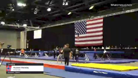 Hudson Hensley - Tumbling, Airbendes - 2021 USA Gymnastics Championships