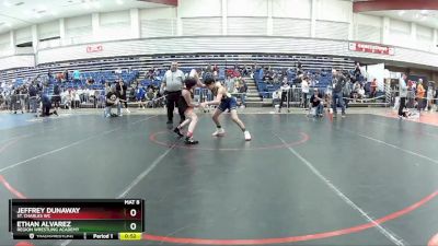 97 lbs Cons. Round 2 - Jeffrey Dunaway, St. Charles WC vs Ethan Alvarez, Region Wrestling Academy