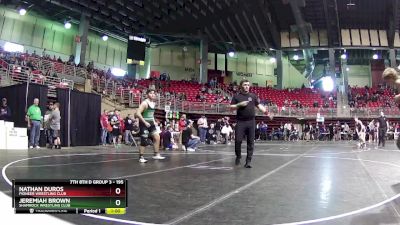 195 lbs Cons. Round 2 - Nathan Duros, Pioneer Wrestling Club vs Jeremiah Brown, Shamrock Wrestling Club