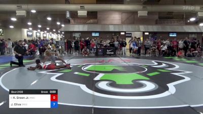 57 kg Rnd Of 32 - Kameron Green Jr., MWC Wrestling Academy vs Jeremiah Oliva, Oregon