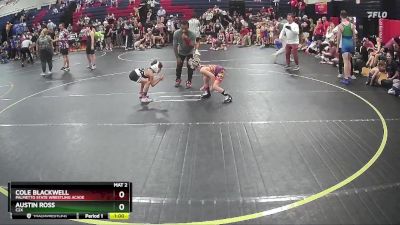 50/54 Round 1 - Cole Blackwell, Palmetto State Wrestling Acade vs Austin Ross, C2X