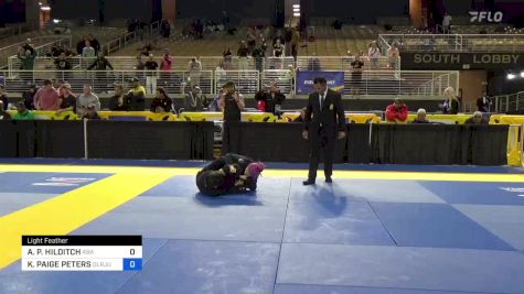 ANITA P. HILDITCH vs KATHERINE PAIGE PETERS 2024 Pan Jiu Jitsu IBJJF Championship