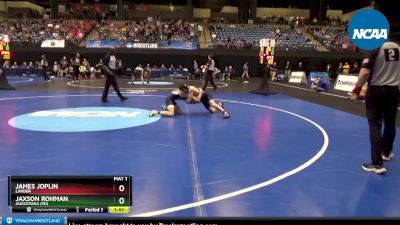 125 lbs Semifinal - James Joplin, Lander vs Jaxson Rohman, Augustana (SD)