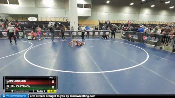 86 lbs Semifinal - Elijah Castanon, FL vs Cain Crosson, IA