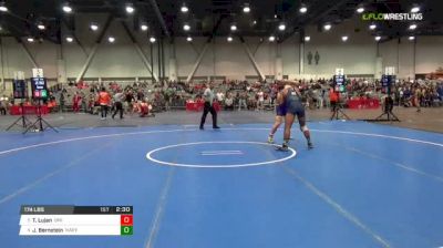 174 lbs Quarterfinal - Taylor Lujan, University Of Northern Iowa vs Jadaen Bernstein, Navy