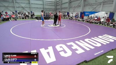 220 lbs Round 3 (8 Team) - Lance Clark, Iowa vs Caleb Kurtti, Minnesota Blue