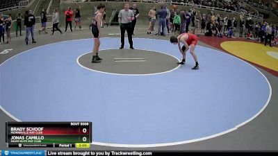 100 lbs Quarterfinal - Brady Schoof, McMinnville Mat Club vs Jonas Camillo, Salem Elite Mat Club