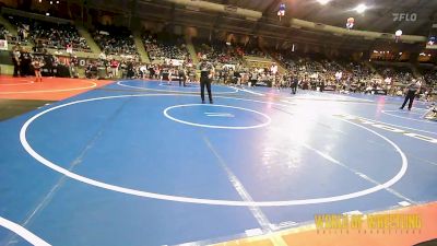 Semifinal - Harbor Hicks, Vian Wrestling Club vs Noah Shuemake, Poteau Youth Wrestling Academy