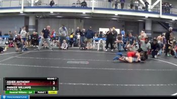 110 lbs Round 7 (8 Team) - Asher Anthony, East Coast Elite vs Parker Williams, 84 Athletes