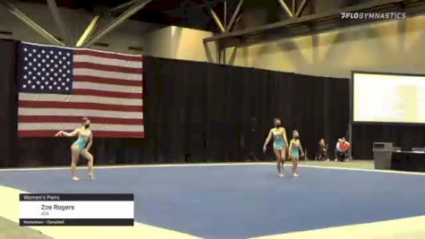 Zoe Rogers - Women's Pairs, ATA - 2021 USA Gymnastics Championships