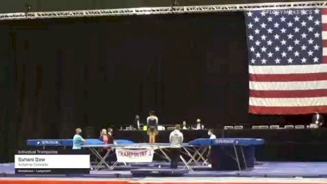 Suhani Daw - Individual Trampoline, Airborne Colorado - 2021 USA Gymnastics Championships