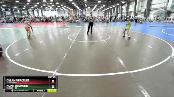 64 lbs Rd# 3 12:00pm Friday - Dylan Verceles, Team Ohio vs Noah Desmond, PA Blue