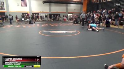 125 lbs Quarterfinal - Harper Johnson, Iowa City, Liberty vs Brooklyn Mills, Cedar Rapids Jefferson
