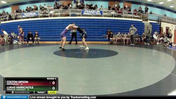 150 lbs Round 3 (4 Team) - Lukas Hardcastle, Franklin Community vs Colton Gipson, Brownsburg