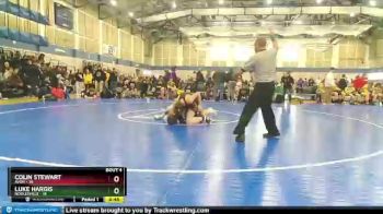132 lbs Round 2 (4 Team) - Luke Hargis, Noblesville vs Colin Stewart, Avon