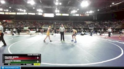 170 lbs Champ. Round 2 - Hudson Rogers, Meridian vs Palmer Smith, Crook County