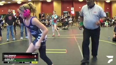 108 lbs Round 3 (6 Team) - Eva Zimnicki, MYWAY Metro vs Alexa Guy, Untouchables