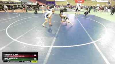 78 lbs Cons. Semi - Timothy Duffy, Natural Athlete Wrestling Club vs Nick Knutson, Colorado