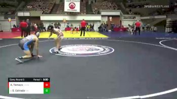 132 lbs Cons. Round 5 - Santos Estrada, California vs Armando Tamayo, Central High School Wrestling