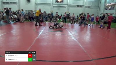 80 lbs Pools - Jake Schmitt, Jacket W.C. vs Nick Paeth, Woodshed