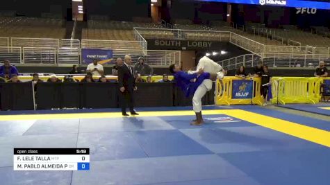 FREDDY LELE TALLA vs MIGUEL PABLO ALMEIDA PAIVA 2024 Pan Jiu Jitsu IBJJF Championship
