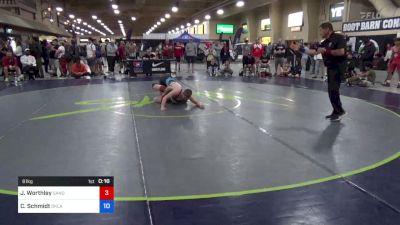 61 kg Cons 16 #1 - Jason Worthley, Sanderson Wrestling Academy vs Carter Schmidt, Oklahoma Regional Training Center