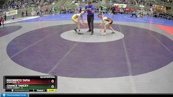 108 lbs Quarterfinals (8 Team) - Chance Yancey, Crook County vs Rigoberto Tapia, Scappoose