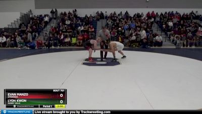 165 lbs Semifinal - Evan Manzo, Etiwanda vs Lyon Kwon, Sunny Hills