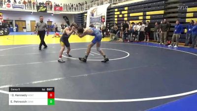 127 lbs Consy 5 - David Kennedy, Montoursville vs Evan Petrovich, Connellsville