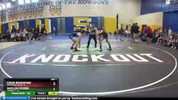 132 lbs Placement (16 Team) - Waylon Rozier, Camden 1 vs Colin Bradshaw, Southside Mafia