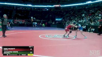 130 lbs Quarterfinal - Faye Hackett, Ignacio vs Samantha White, Broomfield