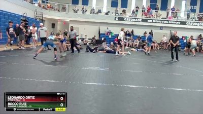 110 lbs Quarterfinals (8 Team) - Rocco Ruiz, Florida Punishers vs Leonardo Ortiz, Xtreme Team