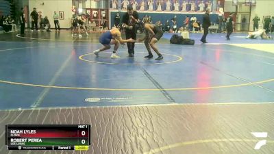 152 lbs Quarterfinal - Robert Perea, Los Lunas vs Noah Lyles, Clovis