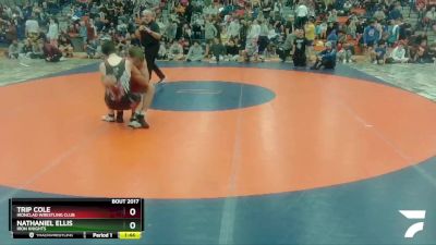 182 lbs Quarterfinal - Trip Cole, Ironclad Wrestling Club vs Nathaniel Ellis, Iron Knights