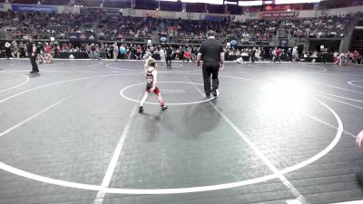 46 lbs Consi Of 8 #2 - Hendrix Seibel, Belleville Little Devils vs Hunter Hendricks, Ark City Takedown