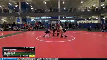 120 lbs Finals (2 Team) - Mason Cline, Barberton vs Drew *Starkey, Kenston