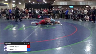 92 kg Cons 4 - Jacob Cardenas, Spartan Combat RTC / TMWC vs Jonathan Aiello, Cavalier Wrestling Club / TMWC