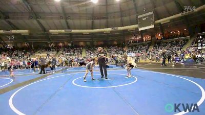 64 lbs Round Of 32 - Graham Sandoval, Ponca City Wrestling vs Jaxon Higgins, Choctaw Ironman Youth Wrestling