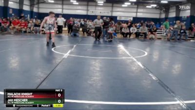 117 lbs Cons. Round 3 - Jax Mescher, All In Wrestling Academy vs Malachi Knight, All In Wrestling Academy