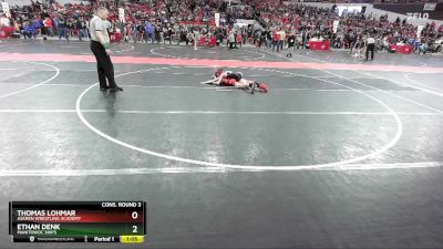 95 lbs Cons. Round 3 - Ethan Denk, Manitowoc Ships vs Thomas Lohmar, Askren Wrestling Academy