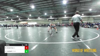 125 lbs Round Of 16 - Kelley Enterline, Bad Karma vs Loyalty Lockett, Cowboy Wrestling Club