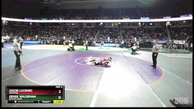 II-102 lbs Quarterfinal - Jakob Lucinski, Newfane vs Derek Walseman, Beaver River