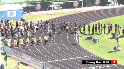 Youth Girls' 100m, Prelims 8 - Age 15-16