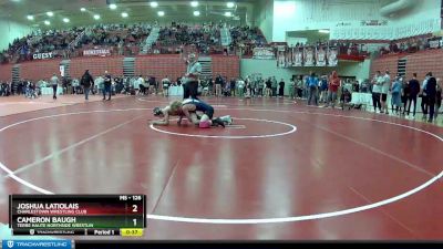 126 lbs Champ. Round 1 - Joshua Latiolais, Charlestown Wrestling Club vs Cameron Baugh, Terre Haute Northside Wrestlin